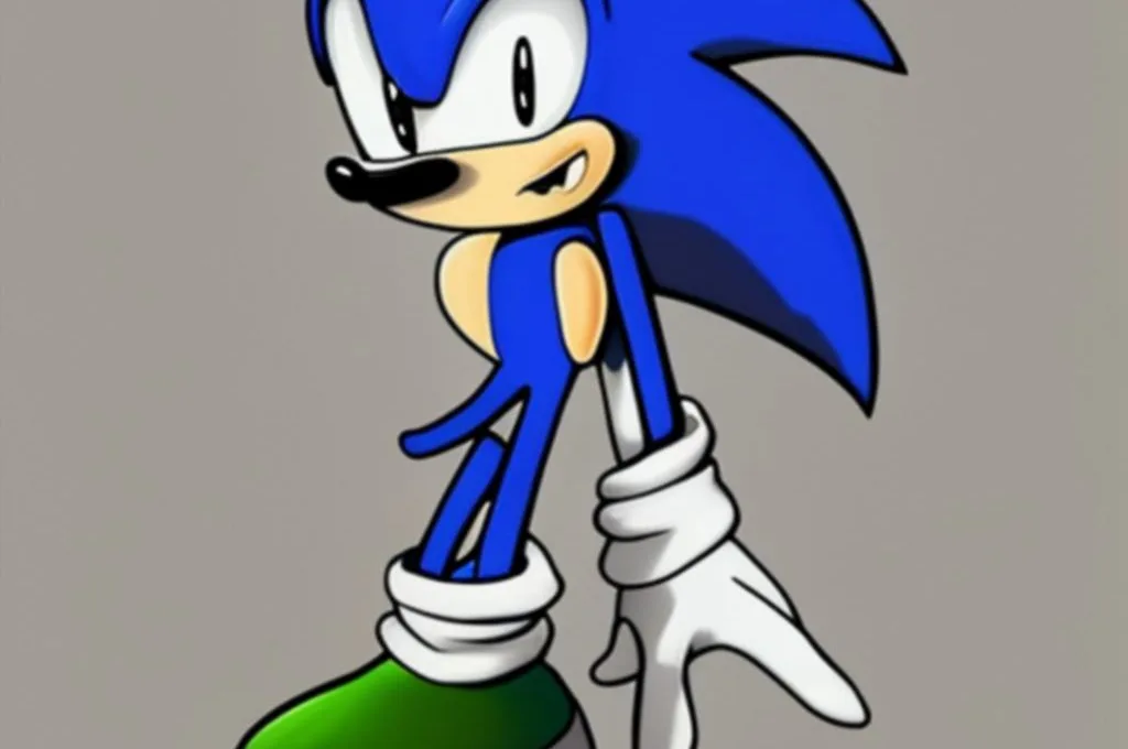 Jak narysować Sonica EXE