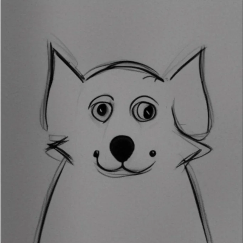 Jak narysować psa człowieka