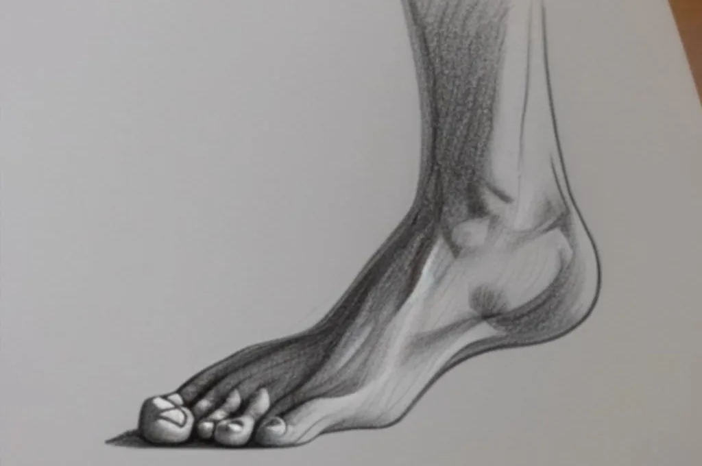 Jak narysować stopę